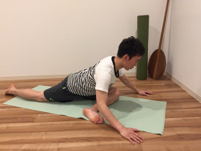 お尻+股関節周辺のストレッチ