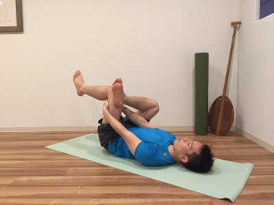 お尻のストレッチ