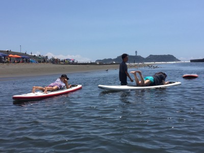 SUPで体幹トレーニング