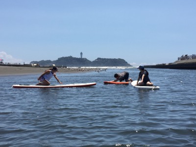 SUPで体幹トレーニング