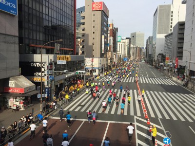 東京マラソン 声援