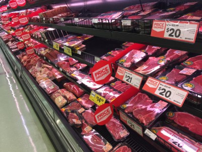 オーストラリア スーパー 肉売り場