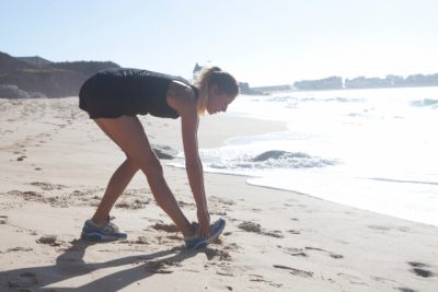 ヒップアップウォーキングの姿勢チェック&準備運動