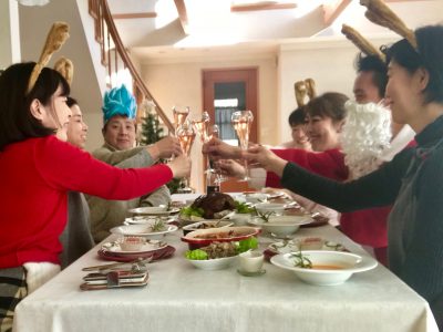 湘南美女会 クリスマスランチでCheers