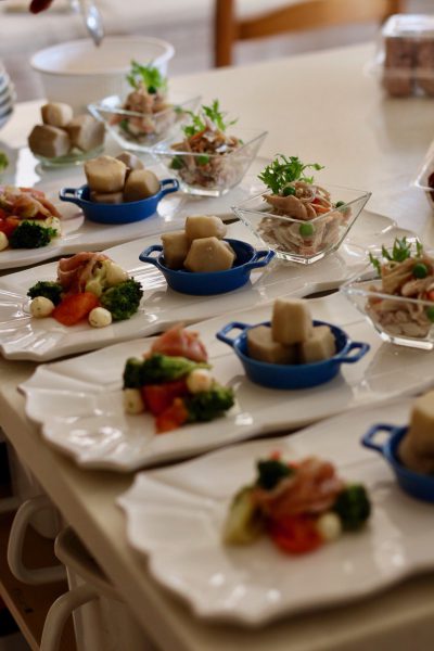 美女会ランチ ごぼうの和え物