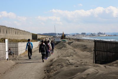 ヒップアップウォーキングの様子