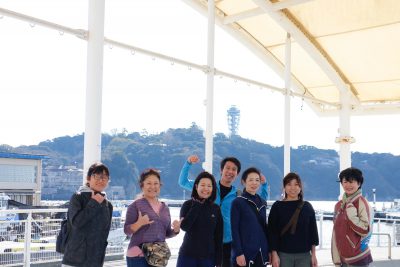 ヒップアップウォーキングの折り返し地点