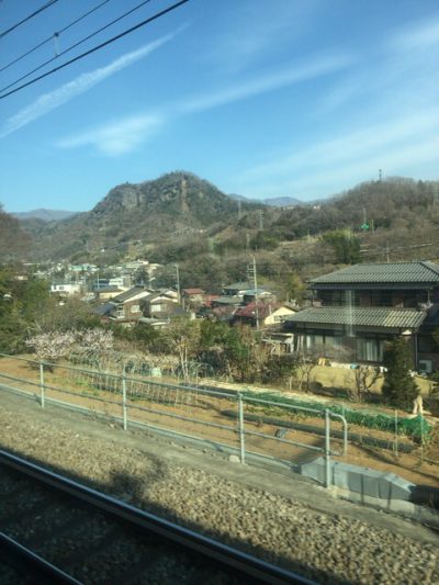 フェンシングトレーニング 車窓から