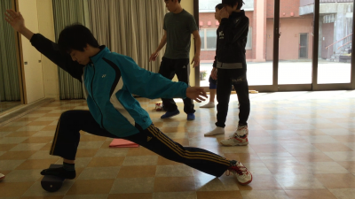 フェンシングトレーニング in 長野 身体の使い方