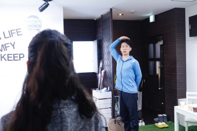 ヒップアップウォーキング講座で歩行のコツをレクシャー