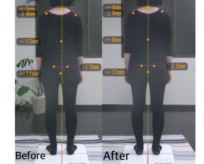 くびれ専門 ボディバランススタジオCOMFY くびれモニター H様 2