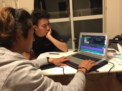 サーフィンチューブトレーニングDVD編集風景