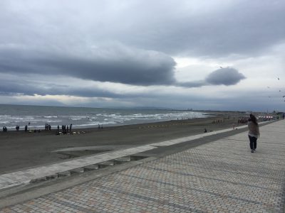 ヒップアップウォーキングで見られる鵠沼海岸