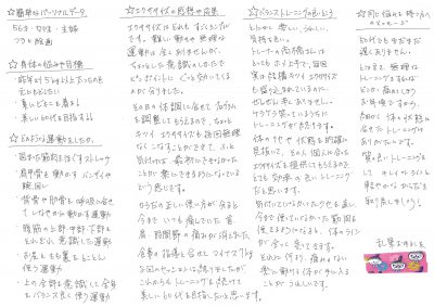 くびれ専門 ボディバランススタジオ COMFY お客様の声 Iさん 5