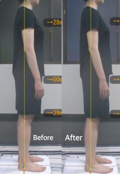 くびれ専門 ボディバランススタジオCOMFY お客様の声 F様 4