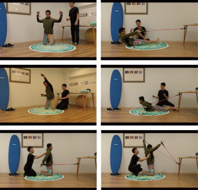 サーフィン チューブトレーニングセット エクササイズDVDの中身