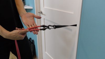 サーフィン チューブトレーニングセット ドアへの取り付け