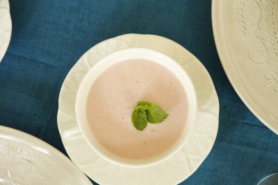 湘南美女会ランチ モモのヨーグルトスープ