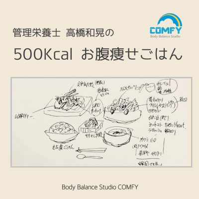 管理栄養士監修 お腹痩せランチ① 下書き