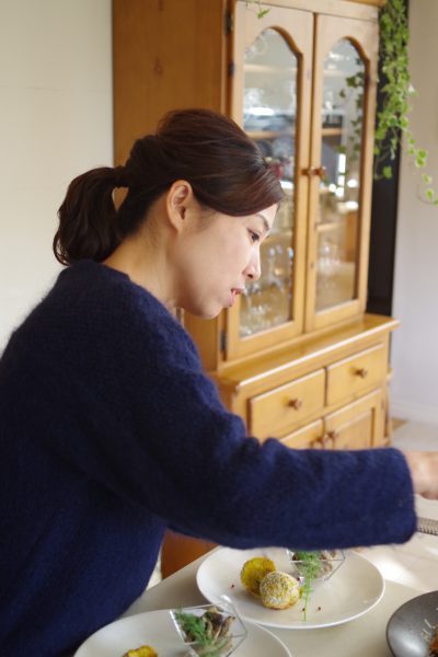 第10回 湘南美女会 ハナ先生盛り付け
