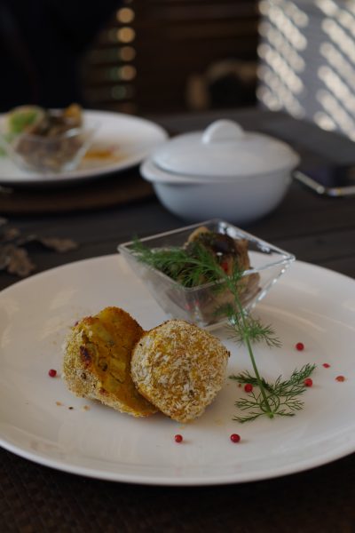 南瓜とさつま芋の焼きコロッケ