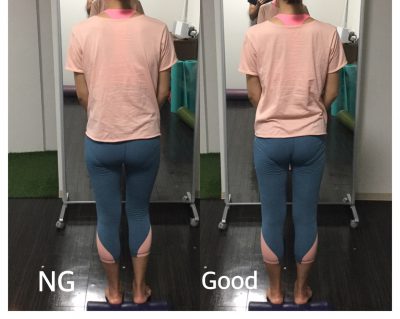 ヒールの美しい立ち方