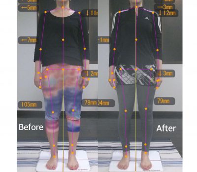 藤沢 パーソナルトレーニング Hさん Before&After1