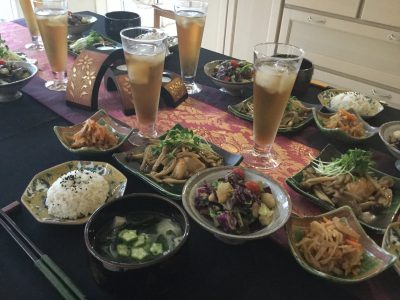 管理栄養士監修 お腹痩せランチ① 鶏肉のきのこあんけか わかめとオクラのとろとろスープ