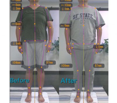 藤沢 パーソナルトレーニング Dさん Before&After1