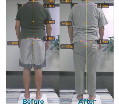 藤沢 パーソナルトレーニング Dさん Before&After2