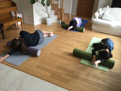 湘南美女会 脇のストレッチ