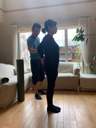 美しい姿勢を作る練習