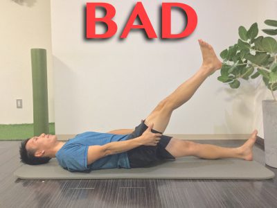股関節チェック もも裏編 BAD