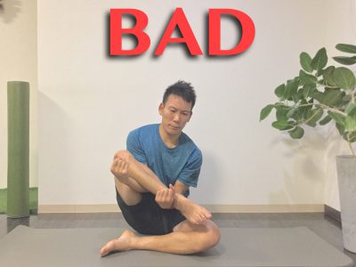 股関節チェック お尻編 BAD