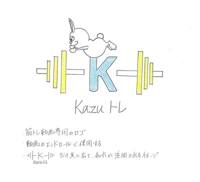 youtube kazuトレのロゴ